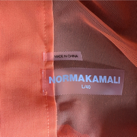 Norma Kamali Vibrant Orange Swim Cover-Up - Picture 9 of 10